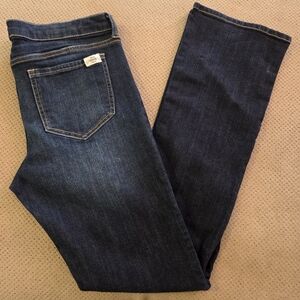 Authentic Rugged Company Womens Dark Wash 10 Regular 5 Pocket Design Jeans